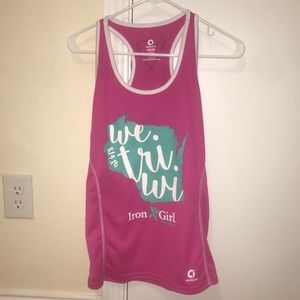 Iron Girl Triathlon Tank Top Size M